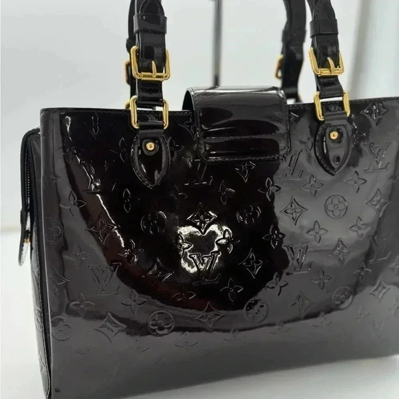 LOUIS VUITTON Melrose Amarante, with 🆓 COA and LV Dust Bag - Picture 14 of 17